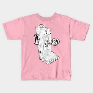 Old Time Phone Kids T-Shirt